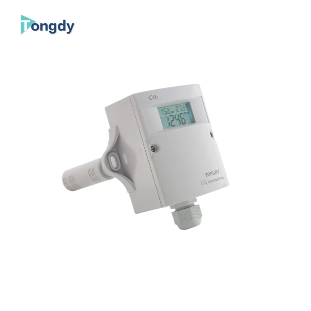 High accuracy In-Duct Carbon Dioxide Detector with Temperature and Humidity