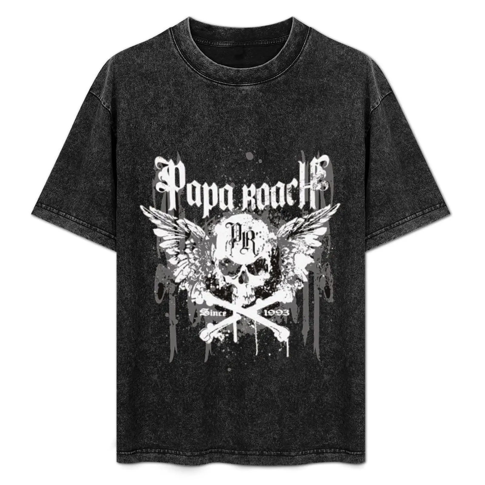 

papa roach band papa T-Shirt man t shirts for men black cotton t-shirt plain for man package T-Shirt