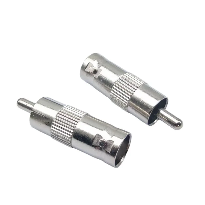 10PCS BNC Female to RCA Male Adapter, Q9 Female to RCA AV Audio Video Converter Connector for Surveillance