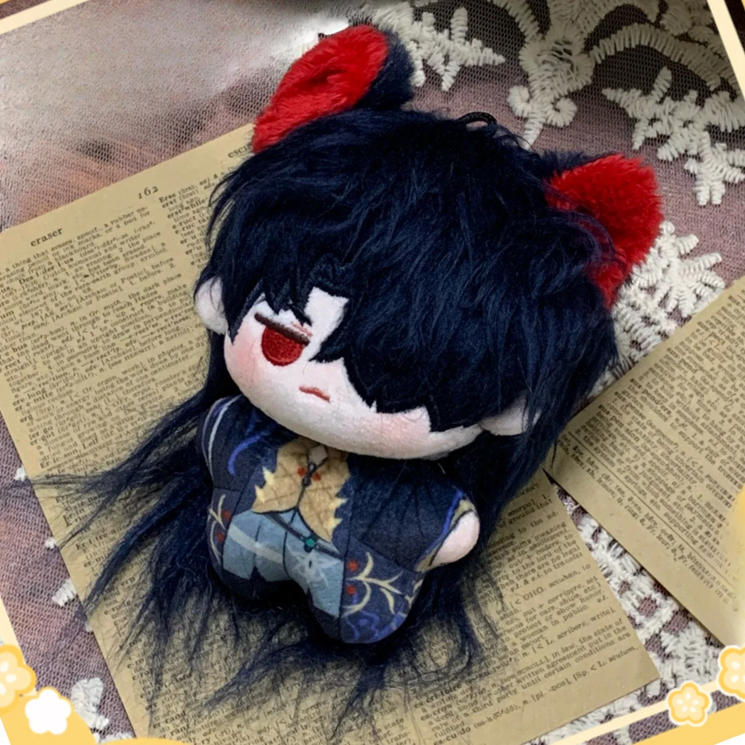 

Anime Honkai: Star Rail Blade Cosplay Cartoon Pendant Fluffy Dolls Mascot Dango Kawaii Stuffed Toys Soft Ornament Accessory Gift