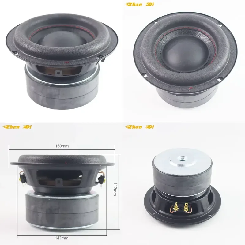 OEM Factory Direct Selling Max Power 600w 38 Core Dual Voice Coil 4 Ohm 6.5 Inch Car Audio Car Woofer Speaker