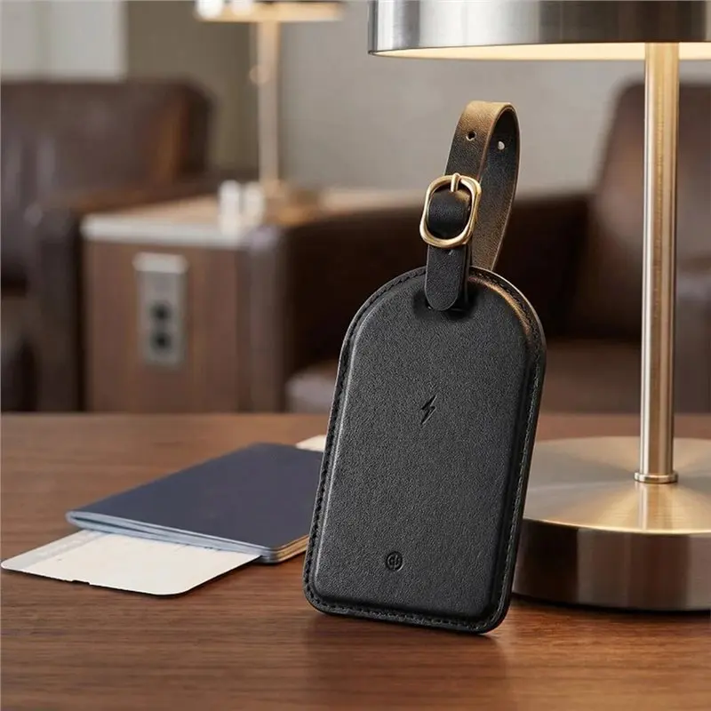 For Find My Compatible Wireless Charging Airtag Luggage Smart Suitcase Anti-Lost Tracker Luggage Bag Tag Locator