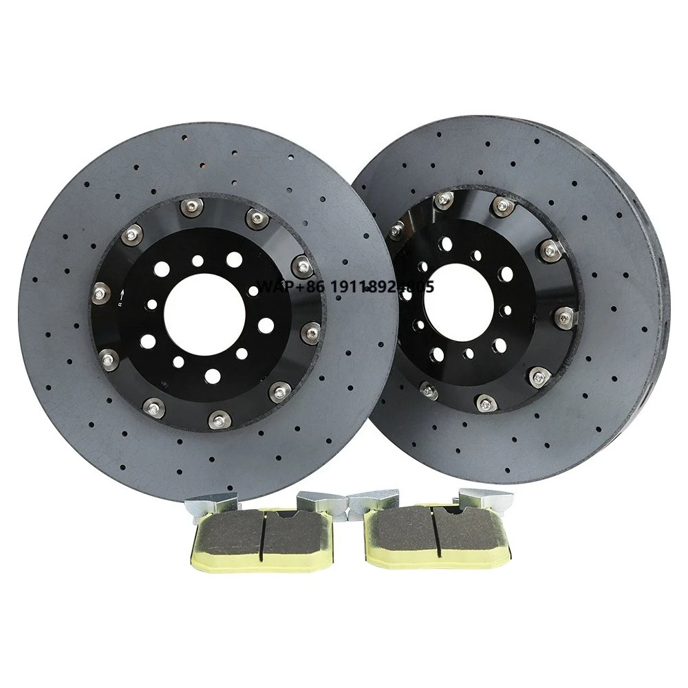 

New Racing Carbon Ceramic Brake Disc with 332/ 355/380/405/400/410/420/440mm Carbon Rotors Universal