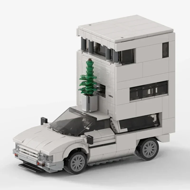 City Car Model Moc Building Bricks Motorhome Challenge Car Technology Modular Blocks Gifts Christmas Toys DIY Sets Assembly