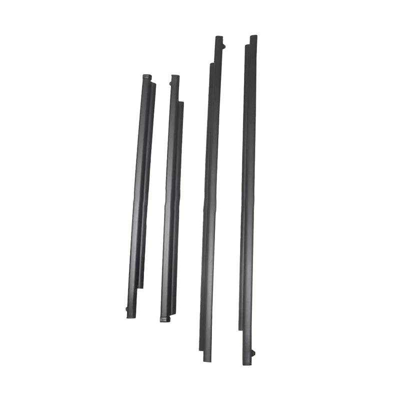 4 قطعة باب السيارة الجديد الزجاج الخارجي صب السير الوقائي 68161-35010 لتويوتا 4 عداء 1995-2002 قوالب حزام ختم الباب عدة