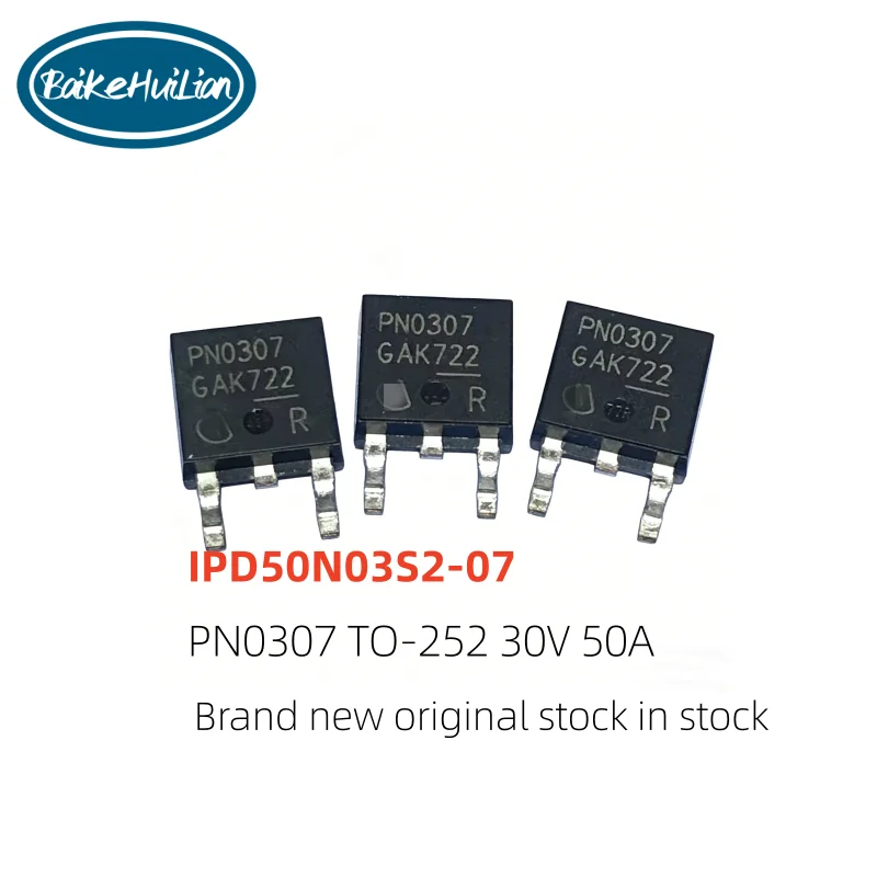 

PN0307 IPD50N03S2-07 Field Effect MOS Tube N-channel TO-252 30V 50A Brand New Original Stock