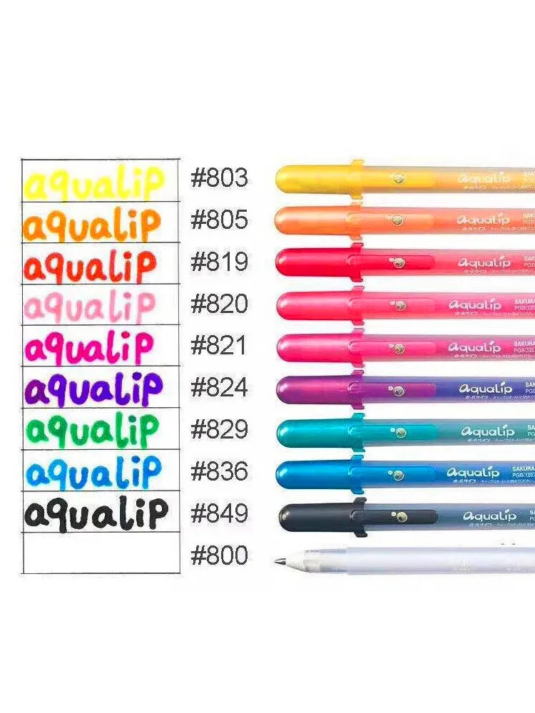 SAKURA Highlighter White Pencil White Line Drawing Pen Color Fluorescent Pen Sketch Color Lead drawing Highlight