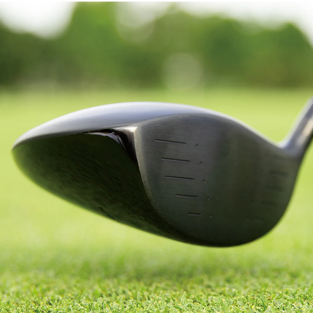 نادي الجولف ذكر شجرة أولى تي شيرت من خشب الجاذبية جسم قضيب كربون خفيف للغاية نادي مركزي منخفض الارتداد مع غطاء رأس من البولي يوريثان