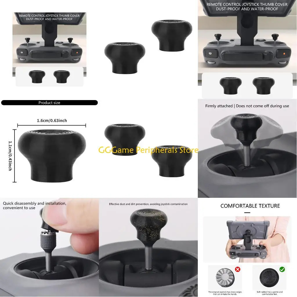 

U55B Silicone Remote Control Thumb Grips For Series Durablity Slip Accessories