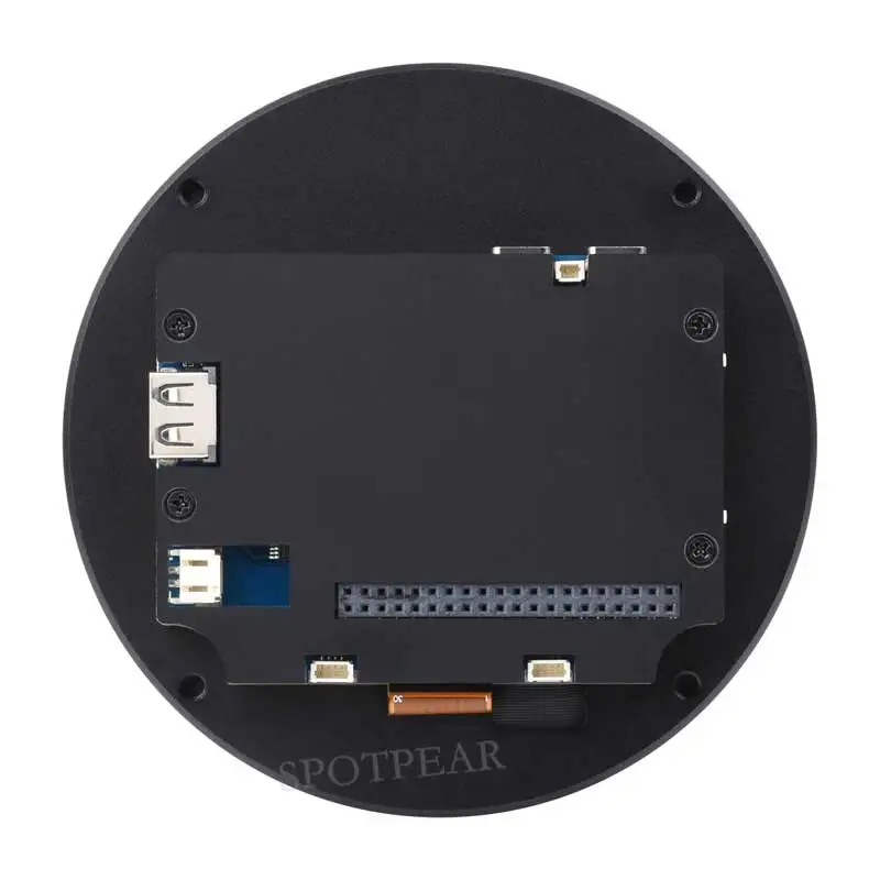 Waveshare ESP32-P4 WIFI6 3.4인치 LCD 원형 디스플레이 4인치 터치스크린 듀얼 마이크 Wi-Fi 6/Bluetooth 5(LE) 지원