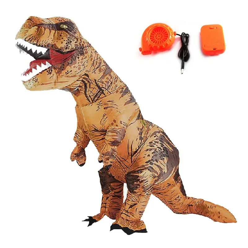 

Tyrannosaurus Dinosaur Inflatable Costumes for Kids Adult Blow Up T-rex Cosplay Fancy Dress Halloween Carnival Party Outfits