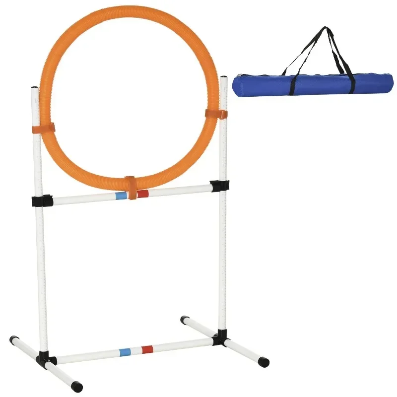 2-In-1 Agility Hurdles Dog Obstacle Training Tire Jump Rings and Hurdles, Pet Supplies Wear-resistant