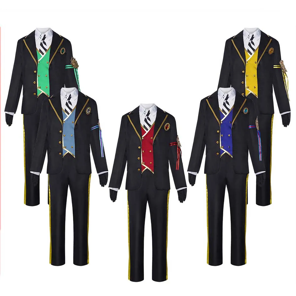 

Halloween School Role Play Party Twisted Wonderland Ruggie Bucchi Riddle JK Uniform Cosplay Costume