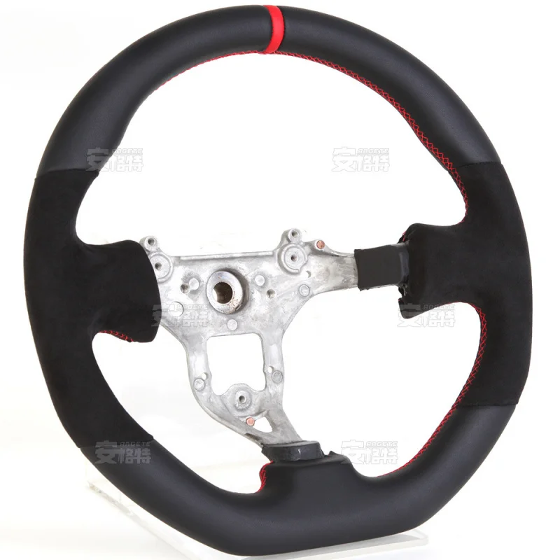 For Nissan GTR R34 Hand-stitched Alcantara & Genuine Leather Steering Wheel (Custom Modified Part)