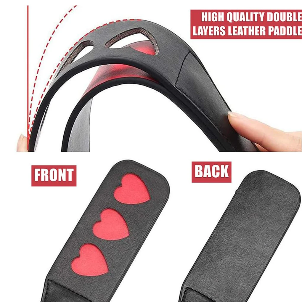 Horse Crop PU Leather Soft Anti-slip Handle Riding Paddle Sports Game Play Whip Reusable Racing Horses Training