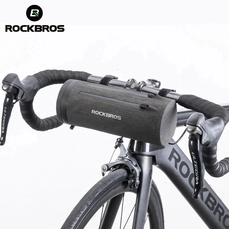 ROCKBROS Waterproof Bike Front Tube Bag Bicycle Handlebar Basket Pack Cycling Frame Pannier Bicycle Accessories