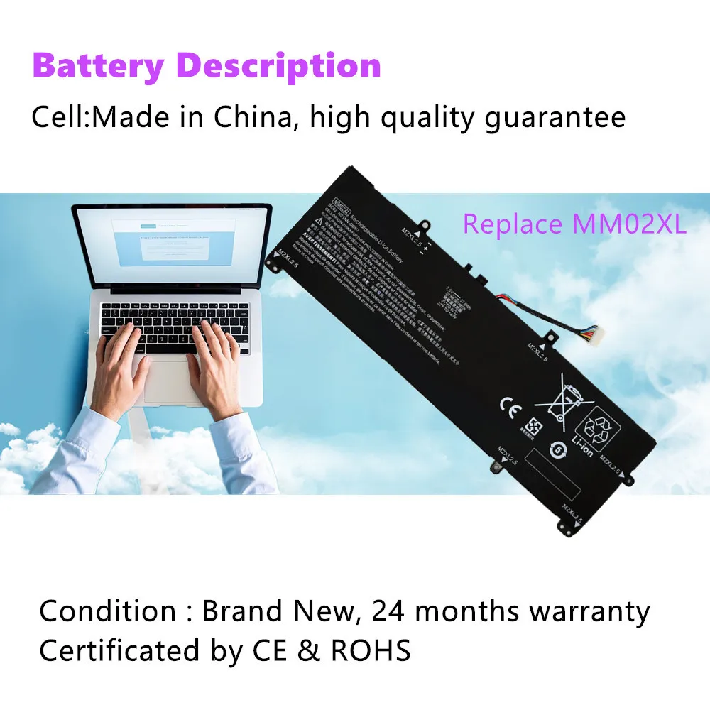 MM02XL L27868-1C1 Battery For HP Pavilion 13-AN0000TU HSTNN-DB8U