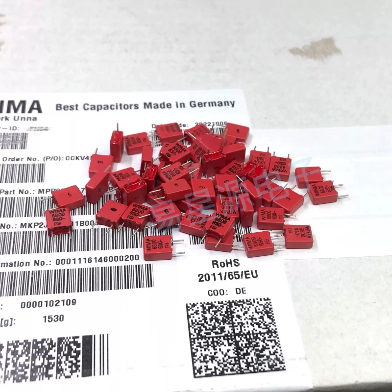 6.8NF Imported Weima WIMA 630V682 6800PF 6N8 0.0068UF MKP2 Audio Capacitor