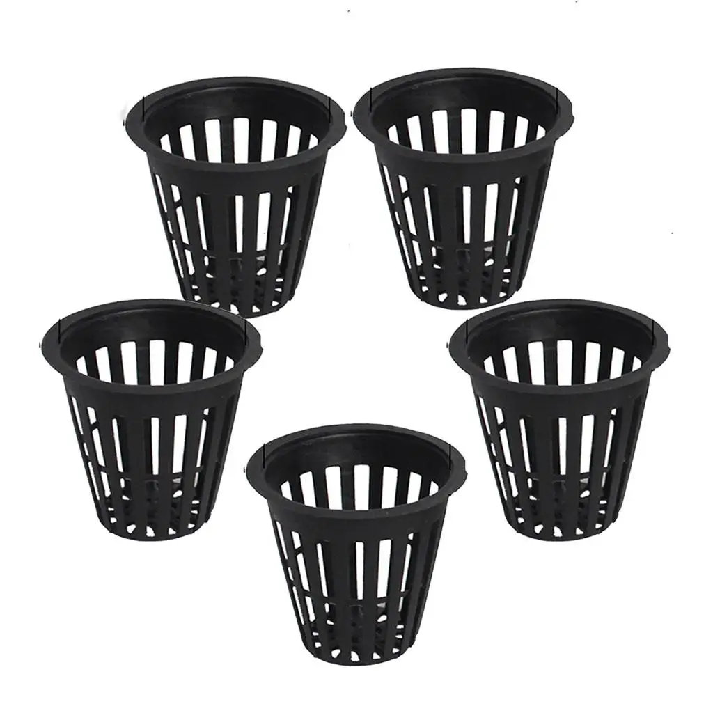 

5x корзина для чашек, гидропонные аэропонные сетчатые горшки для выращивания растений