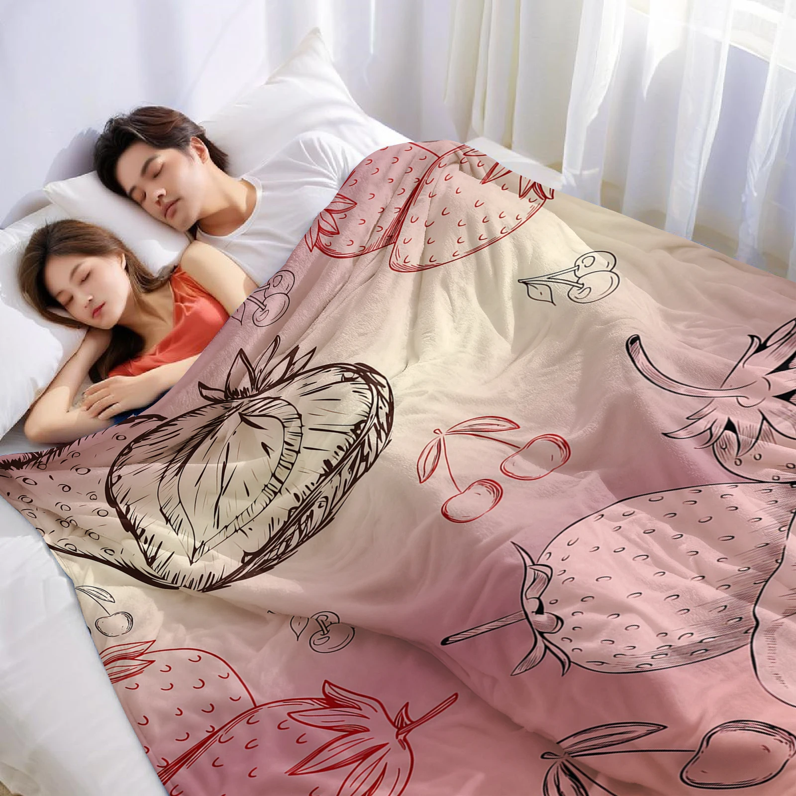 ผ้าห่มขนแกะไมโครไฟเบอร์น้ำหนัก - Christmas Throw Blanket บทวิจารณ์และราคา