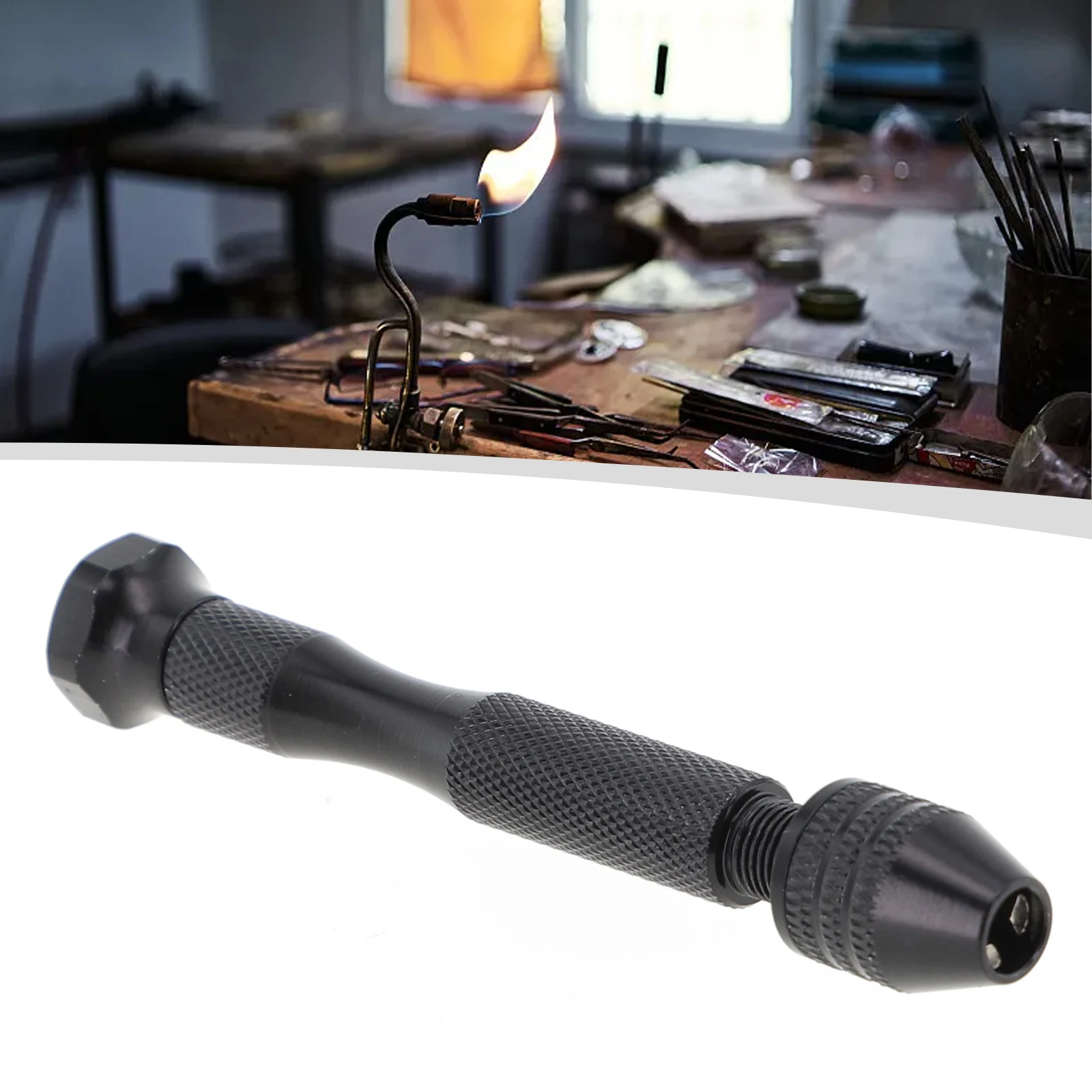 1PCS/Set 0.3-3.2mm Hand Drill Set Mini Aluminum Wood Hand Drill Chuck Is Suitable For Jewelry Tools For Models Hobby DIY