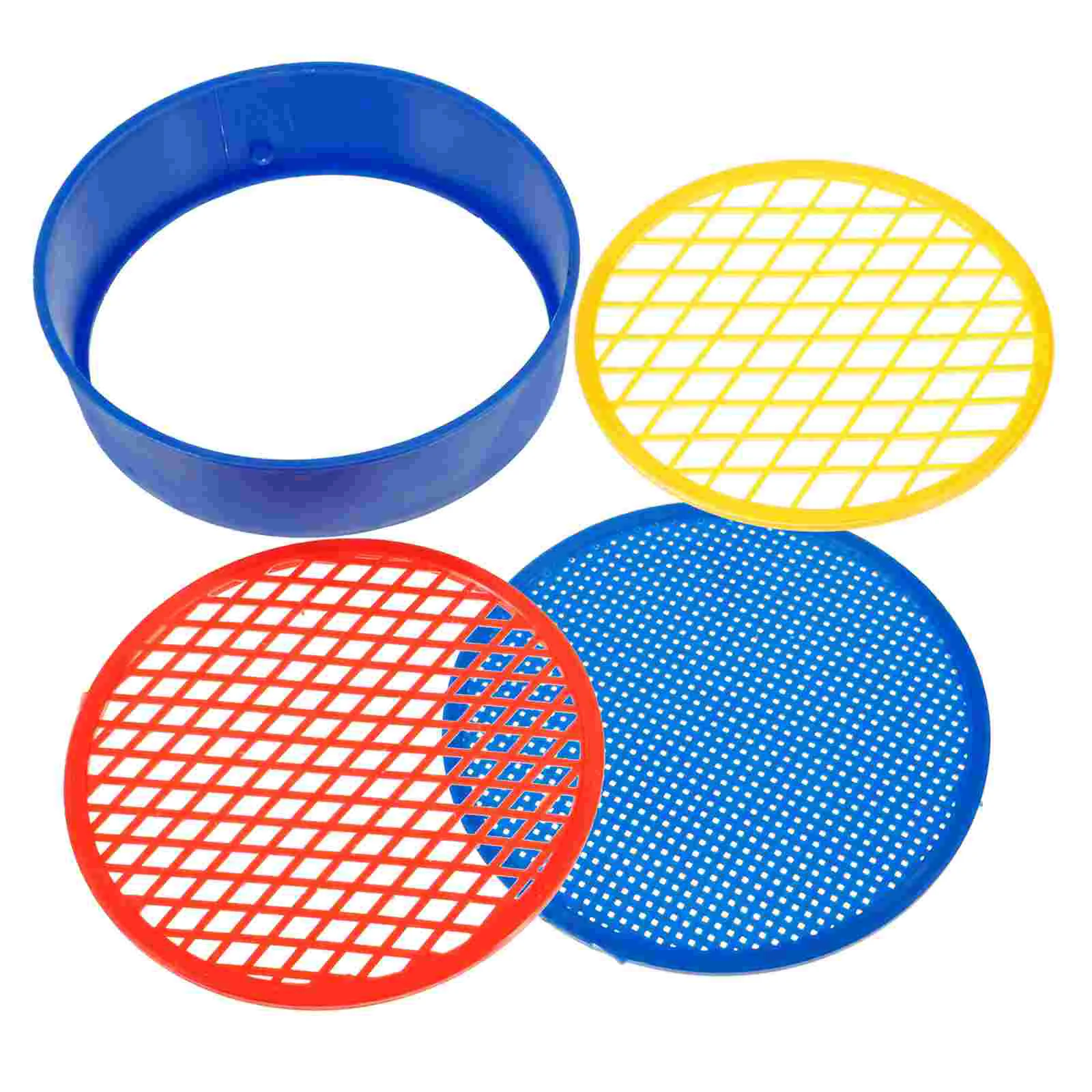 Soil Sieve Planting Mesh Rocks Sifters Plastic Sifting Pan Home Manual Strainer