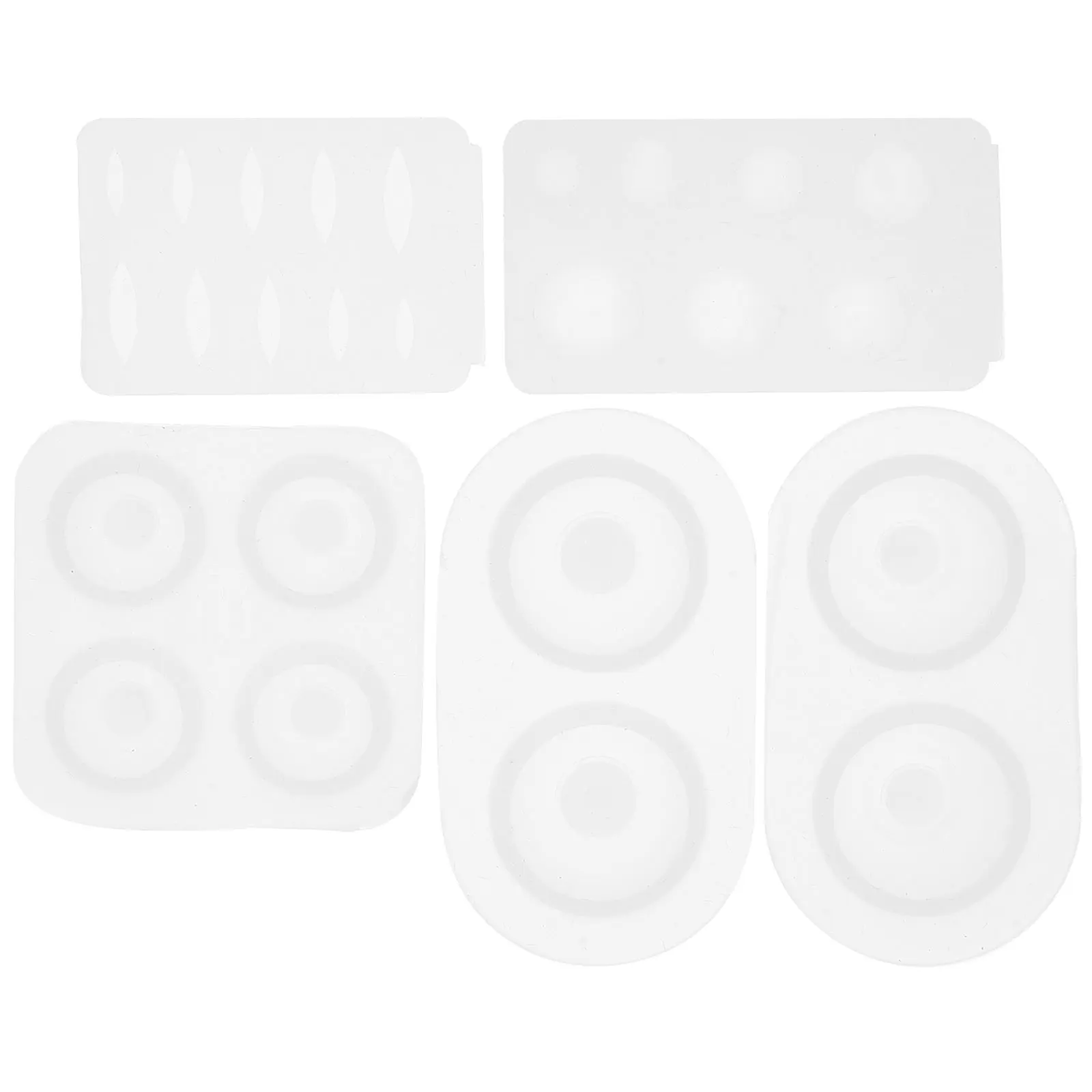 

5 Pcs Eye Mold Casting Molds DIY Silicone Roller Coaster Eyeball Silica Gel