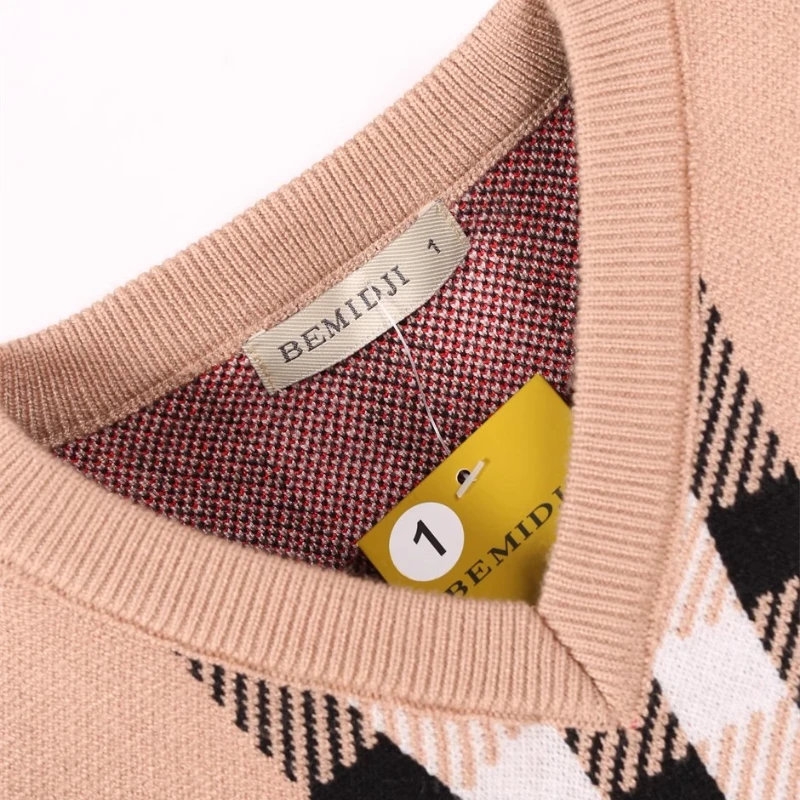 Autumn Winter Cute Kid plaid Long Sleeve Knitting Sweater Boy Baby Casual Knit Pullover Shirt Girl Children Thick Striped Tops