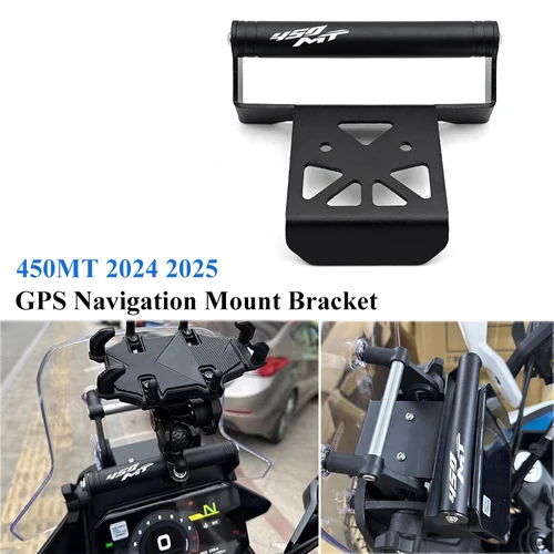 2025 para CFMOTO CF 450MT 450 MT teléfono GPS soporte de montaje de navegación MT450 2024 soporte de extensión de barra de manillar de motocicleta