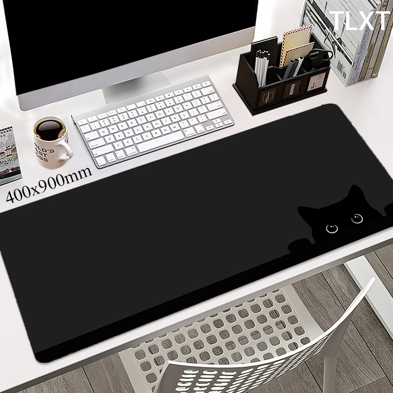 Mouse Pads Cute Cat Computer Mousepad Company Desk Pad 100x50cm Large Kawaii Mausepads Office Mouse Mat XXL Big Table Mats