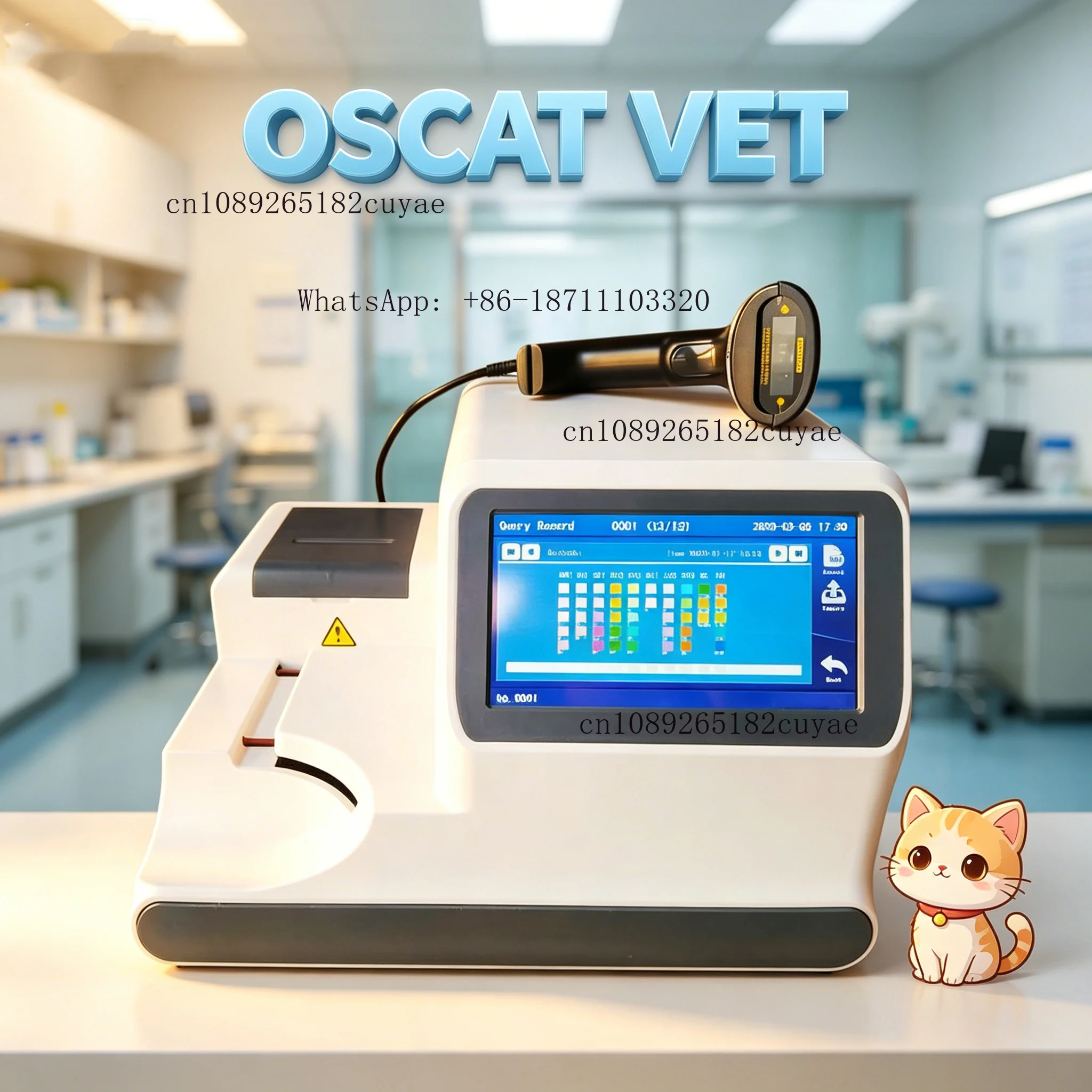 OSCAT Pet Medical Equipment Automatic Urine Tester for Veterinary Clinic 14 Test Items High Accuracy Fast Results EU Warehouse