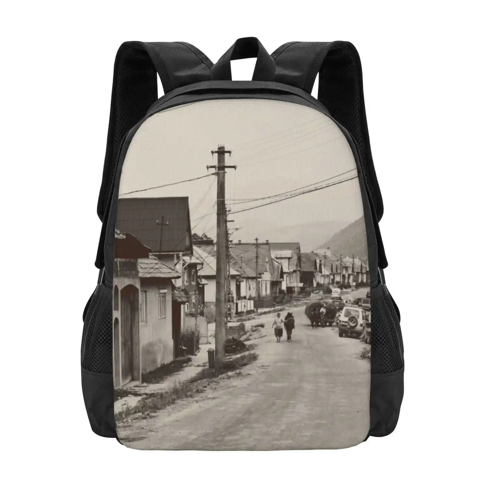 

Лидер продаж, школьный ранец в деревенском стиле V2, модные сумки, для сельской местности, для Европы, старой дороги, Румынии, деревни, доминикааниола