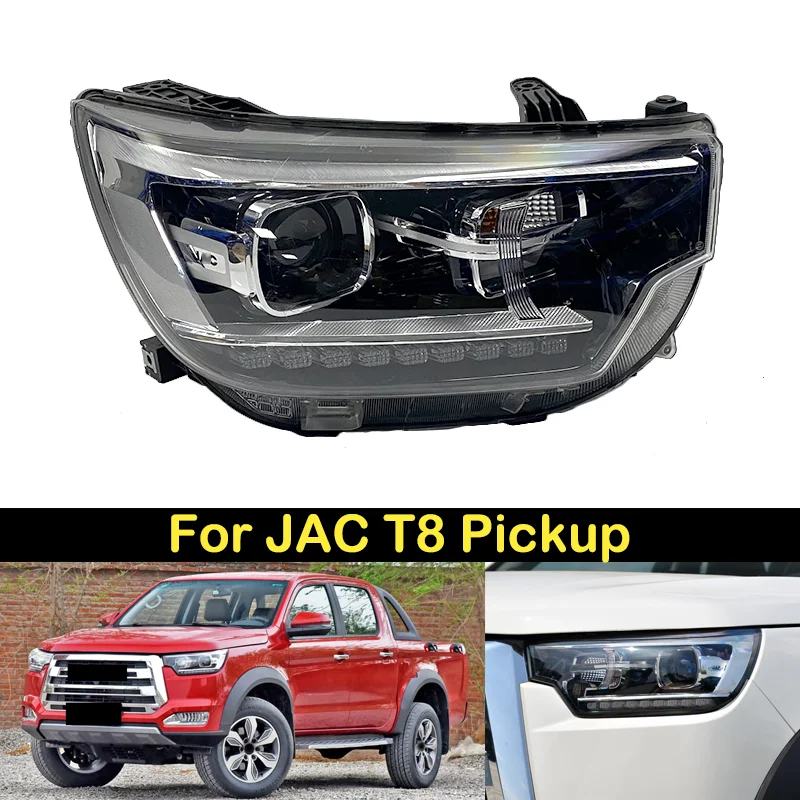 DECHO For JAC T8 Pickup Headlight Front bumper headlight headlamp Assembly head light head lamp Assy