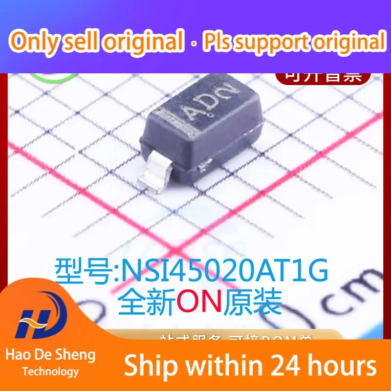 10PCS/LOT  NSI45020AT1G   LED IC Logo AD SOD-123  New Original  in Stock Power bank