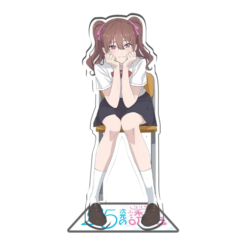 15cm Anime 2.5 Dimensional Seduction Acrylic Stand Model Topper Birthday Fans Keychain Desk Decor Plate Gift