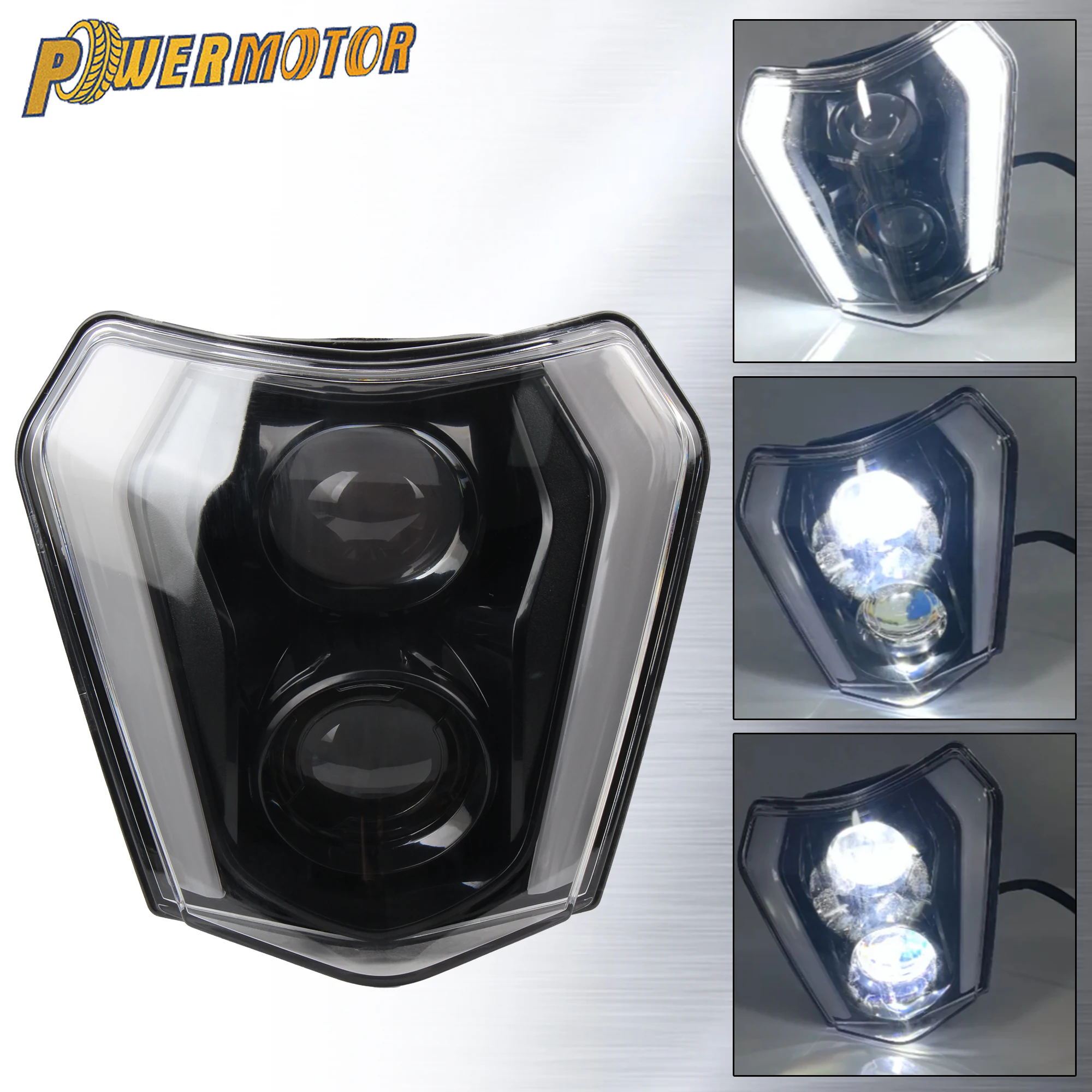 

For KTM EXC EXCF SX SXF XC XCF XCW XCFW 125-530 Motorcycle LED Headlight DirtBike DRL Headlamp Off Road Racing Headlamp Modified