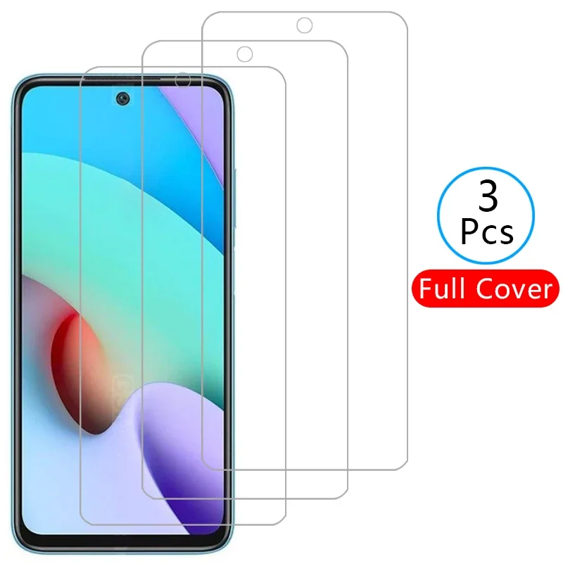 

For 3pcs Screen Protector for Xiaomi Redmi Note 10 Pro Max Lite 10s 10t 5g Protective Tempered Glass on Readmi Note
