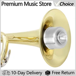 Trumpet Mute Aluminum Alloy Trompet Straight Mute Practice Trumpet Mute Part Corner Musical Brass Instrument Accessories