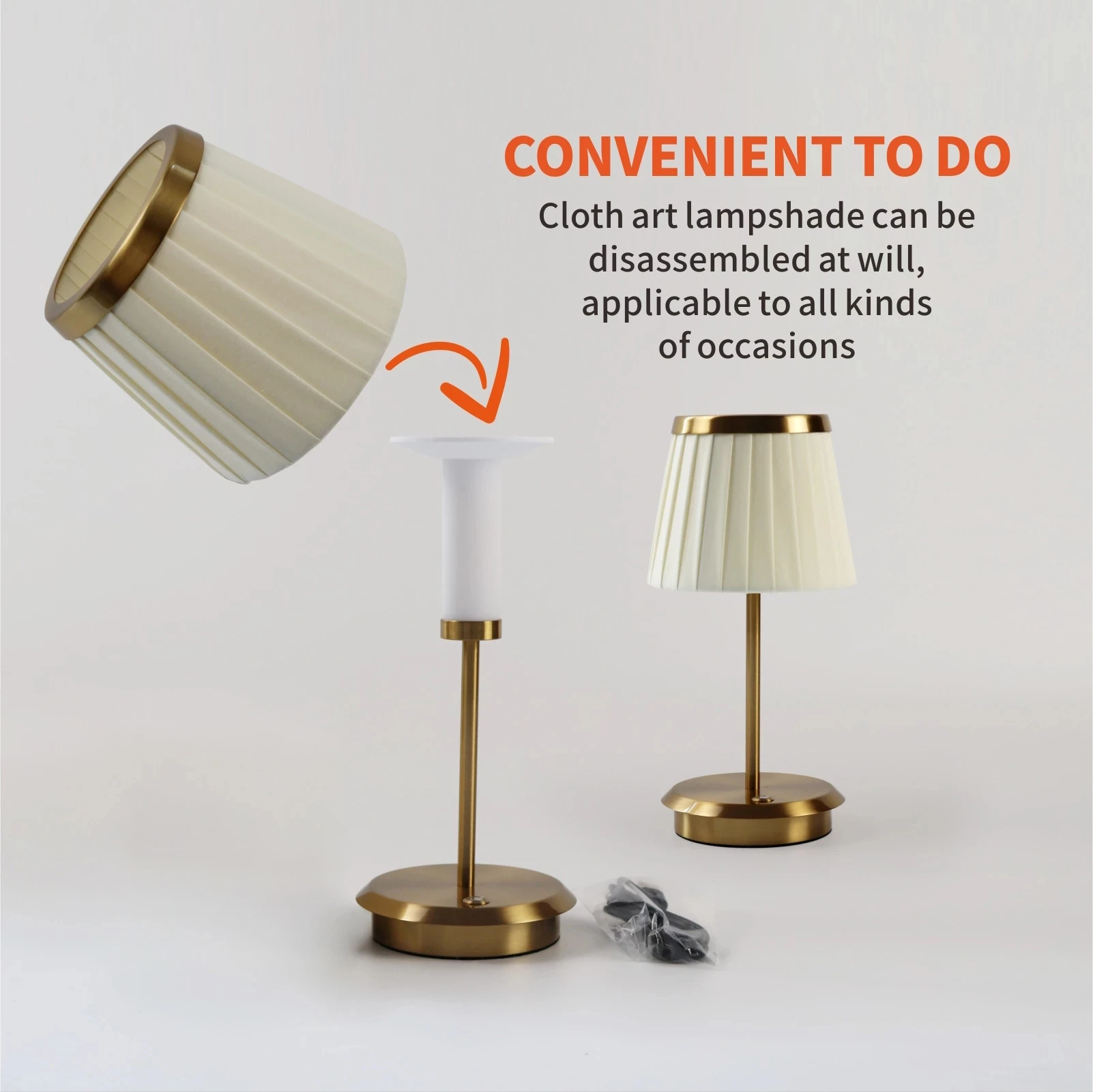 Lampe de Table Vintage à Lumière Chaude pour Décoration de Bureau