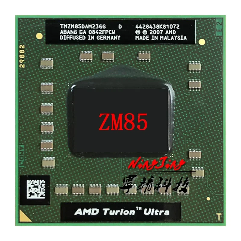 AMD Turion X2 Ultra ZM-85 ZM 85 ZM85 2.3 GHz Used Dual-Core Dual-Thread CPU  TMZM85DAM23GG Socket S1