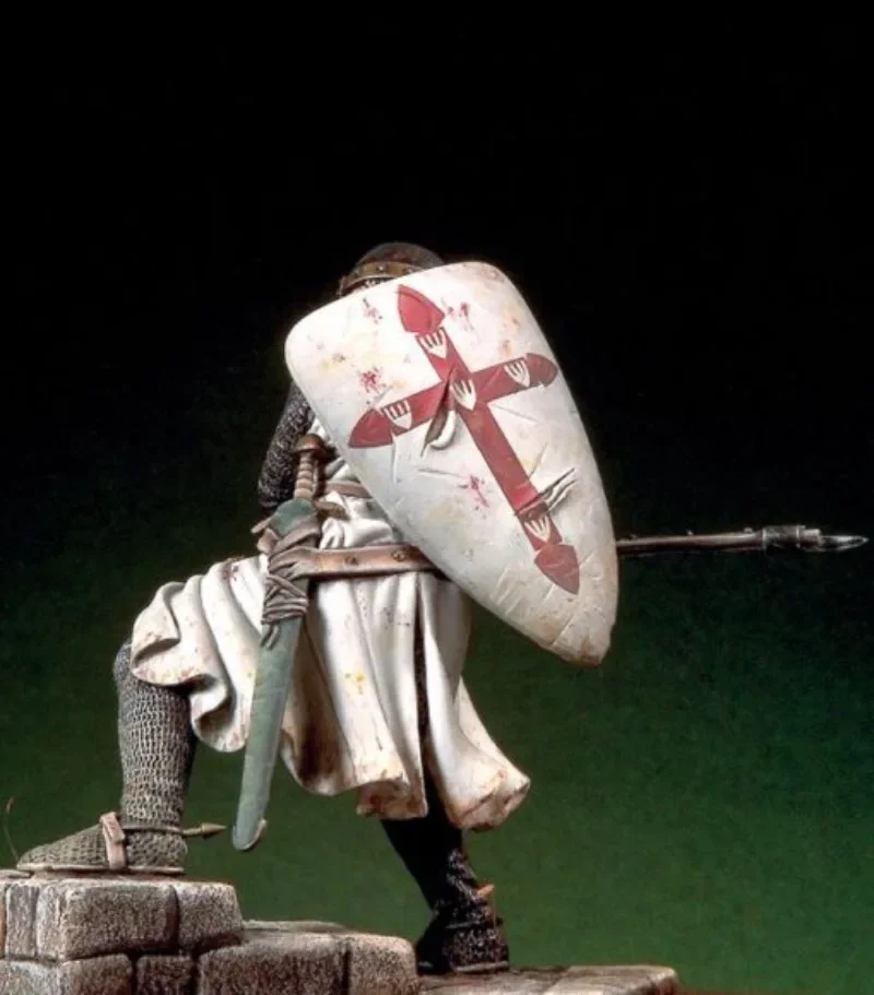 1/20 90mm Scale Resin Figure Model Kit Historical Hobby Miniature Crusader Miles Christi Unassembled and Unpainted Free Shipping