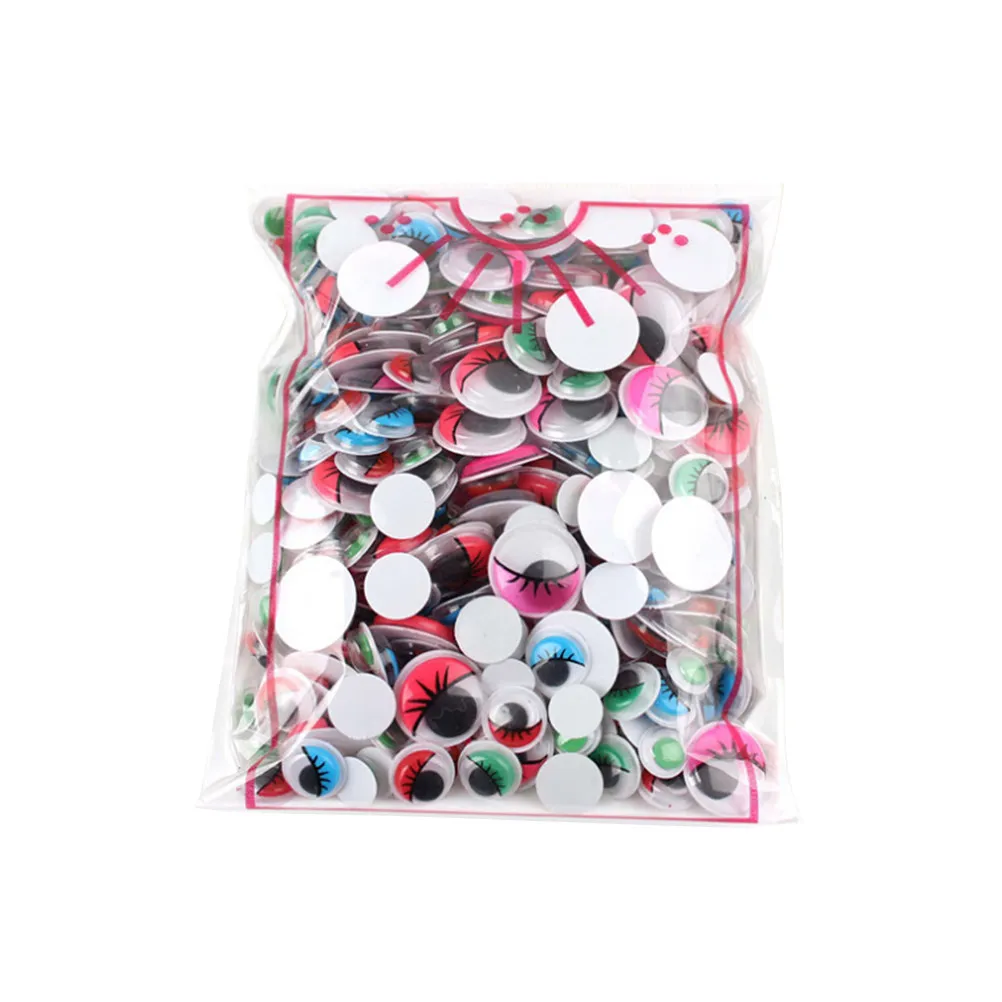 200pcs Self-Adhesive Plastic Googly Eyes for DIY Crafts, Home Decoration, Kids & Classroom Projects