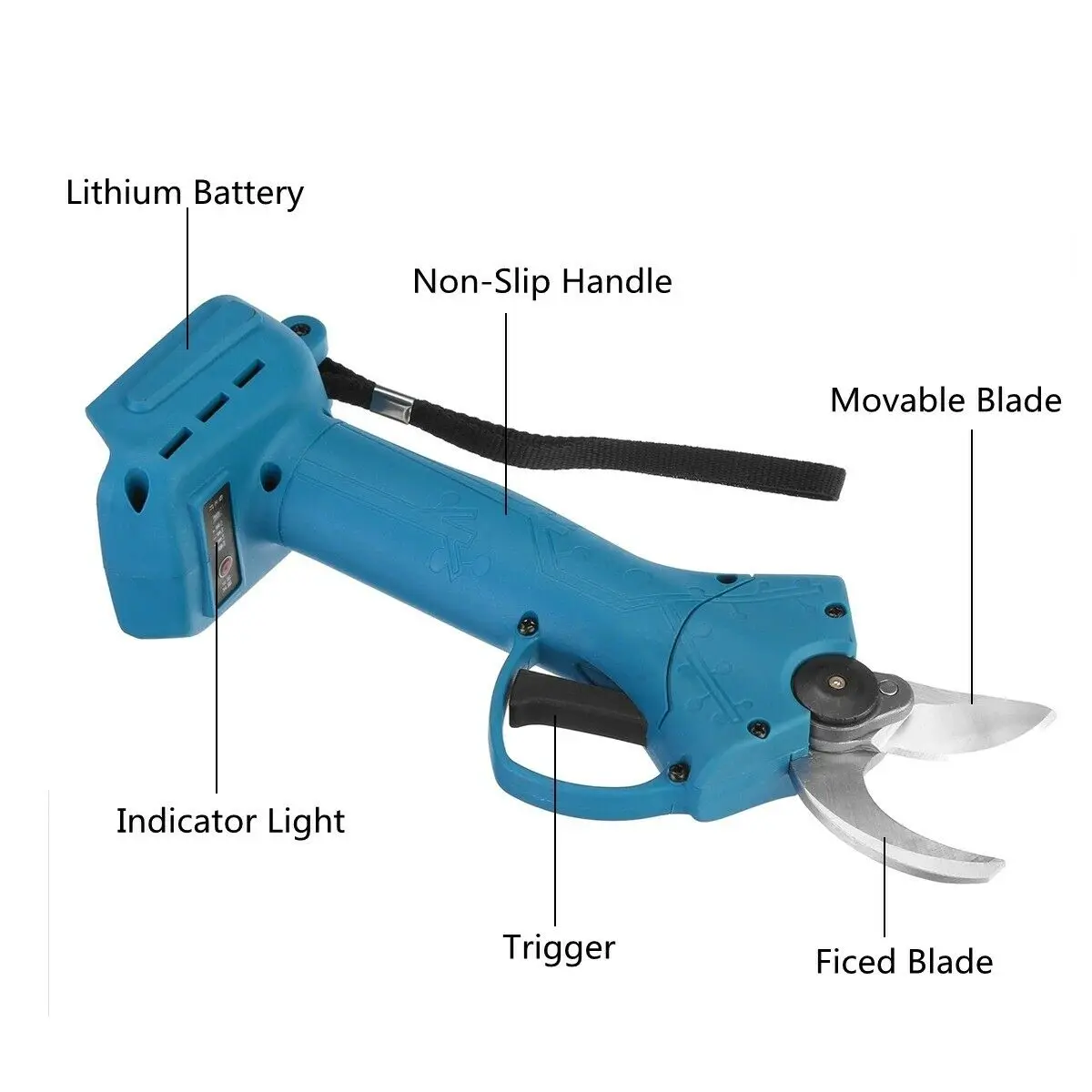 Cesoie per potatura elettriche cesoie per potatura a batteria utensile da giardino per Makita 18V-21V batteria taglierina per rami di alberi ricaricabile