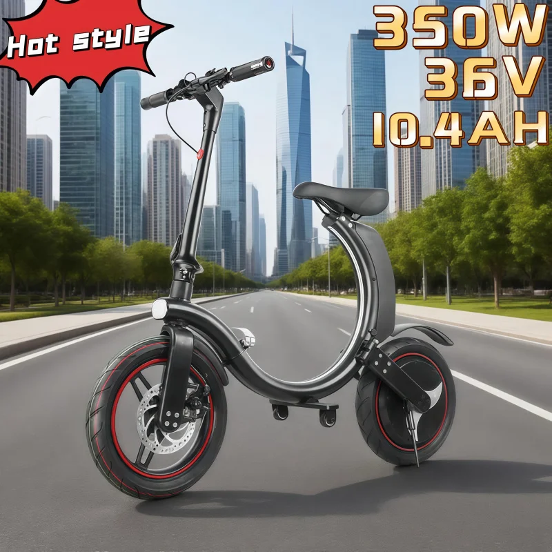 

Hot-selling E-bike folding small lightweight and fast lithium battery-powered imported city moped