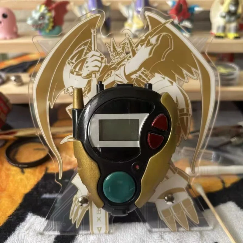 

New Hot Digimon 25th Anniversary Tyrannosaurus Machine Acrylic Desktop Bracket Set-Up Ornaments Child Gift