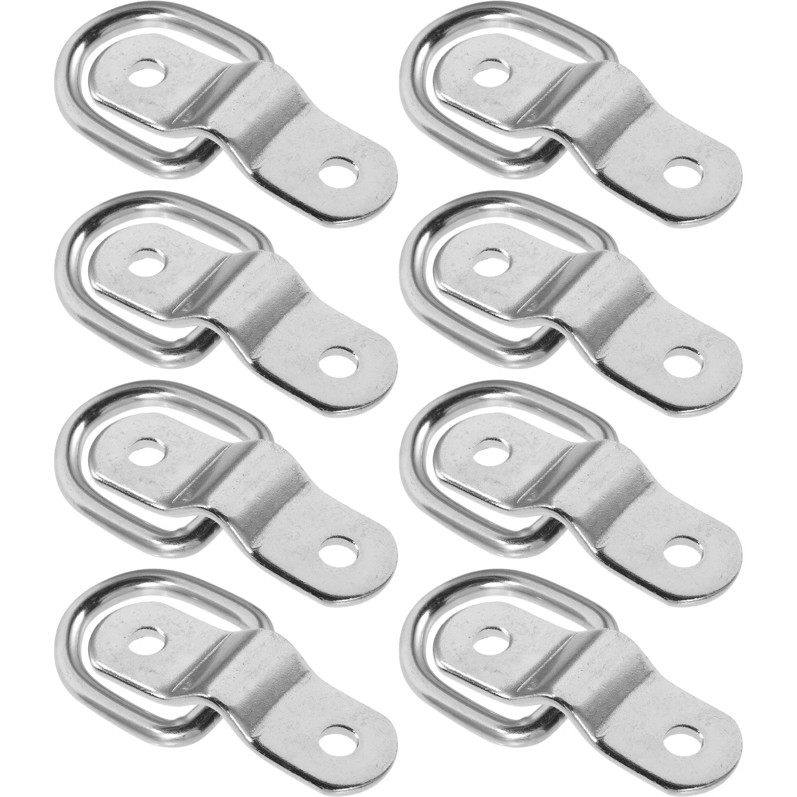 

8Pcs D Ring Anchor Solid Metal Trailer Tie Down Hook with High Load Capacity for Boat Truck Bed Cargo Fastening System