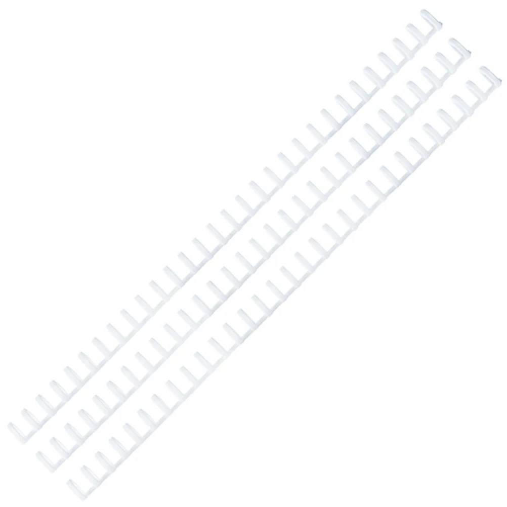 Bisagra de hojas sueltas de 12mm y 30 agujeros, accesorios para hacer libros, carpeta de cuaderno DIY, bisagras cortables para papel de hojas sueltas, 5 uds.