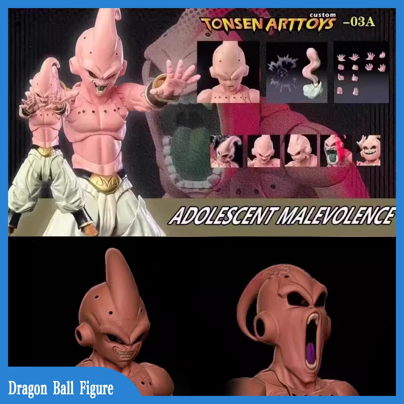 Tonsenarttoys Dragon Ball S.H.Figuarts SHF Teen Malice Majin Buu Boo Kid Anime Action Figure Toy Model Collector