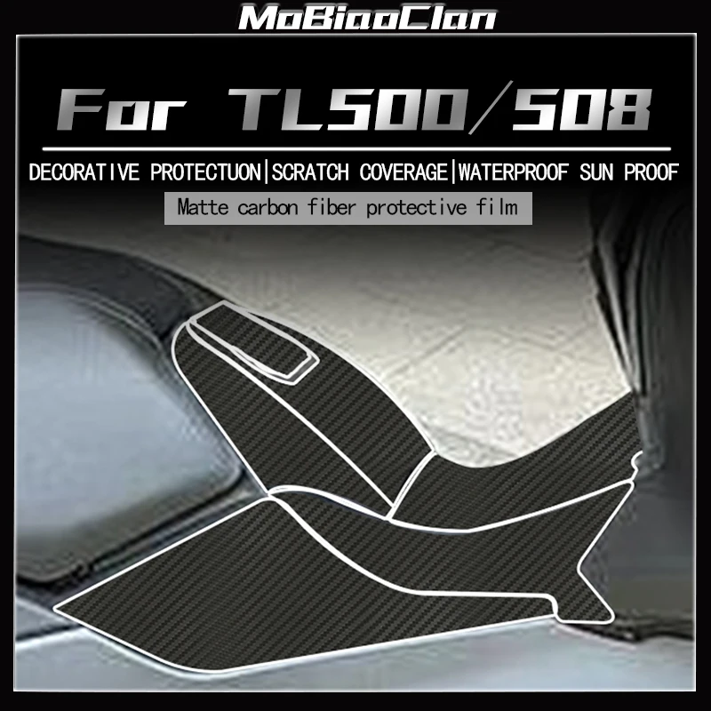 For SYM TL500 508 Motorcycle 3D carbon fiber stickers body film  protection sticker decoratin and protection accessories