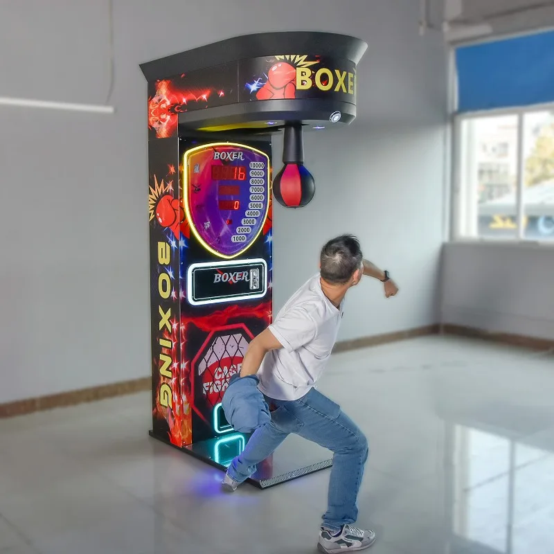 2026 Star Coin-Operated Vent Force Measurement Boxing Machine Large Street Hegemony Boxing Game Equipment For Arcade Game City